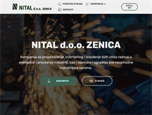 Tablet Screenshot of nital.com.ba